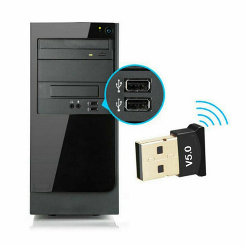 USB Bluetooth 5,0 Adapter kabellos Dongle Stereo Empfänger Audio- Absender für PC Computer Laptop Kopfhörer TV Absender.
