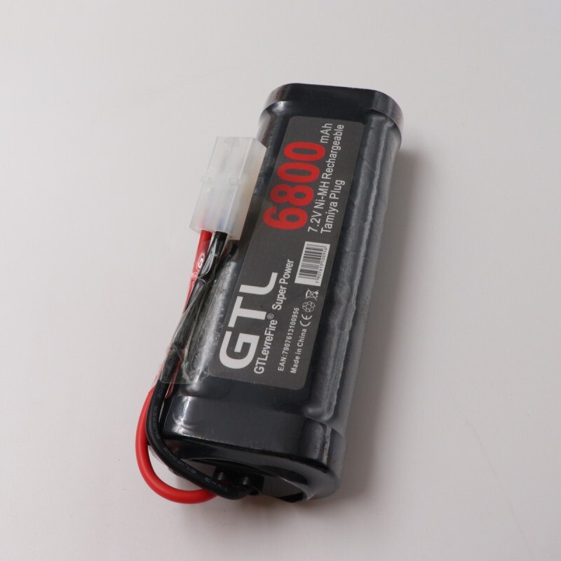 2 Stuks 7.2V 6800Mah Nimh Rc Speelgoed Batterij Oplaadbare Flat Racing Auto Vervangende Batterij Voor Rc Vliegtuig Helicopter boot