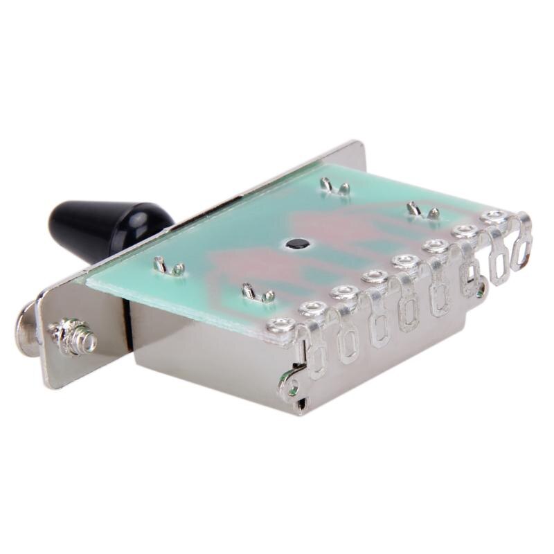 5 Way Selector Elektrische Gitaar Pickup Schakelaars Toggle Hendel Schakelaar Zwart Musical Snaarinstrumenten Gitaar Vervangende Onderdelen