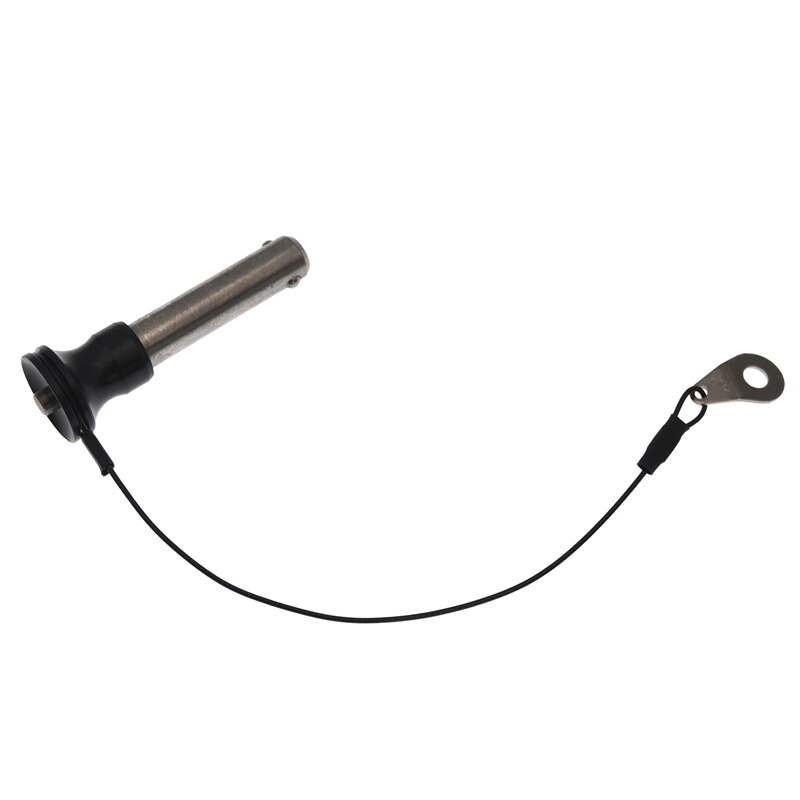 Push Button Quick Release with End Stroke Ball Lock Quick Release Pin 12mm-40mm Black +Silver