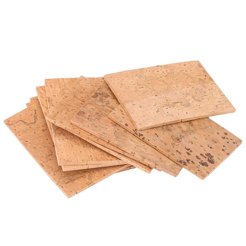10 Pcs Saxophone Cork Sheet - Universal Neck Joint Replacement for Alto, Soprano, Tenor