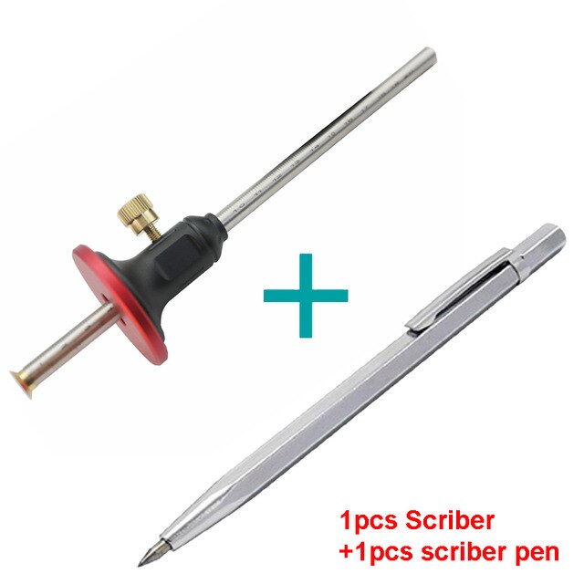 Marking Gauge Woodworking Dovetail Marker Scribe Wood Marking Tool Single Head Mortise Gauge: with scriber