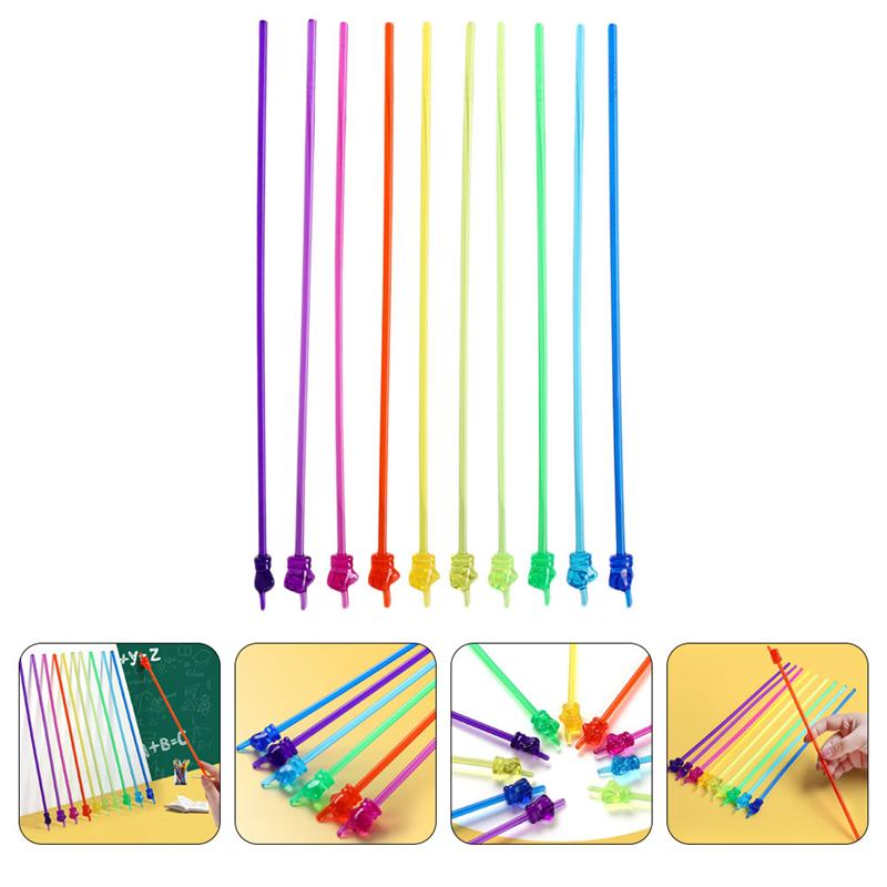 10pcs Mini Durable Resin Teaching Pointers Finger Pointers for Home Office School
