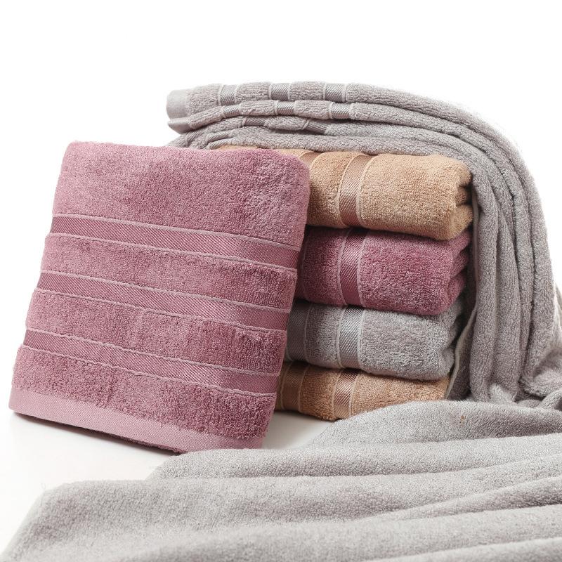 50 100% Bamboevezel Handdoeken Paars Grijs Bruin Bad Gezicht Handdoek Set Cool Bamboe Absorberende Gezonde Badkamer Handdoeken Voor Volwassenen