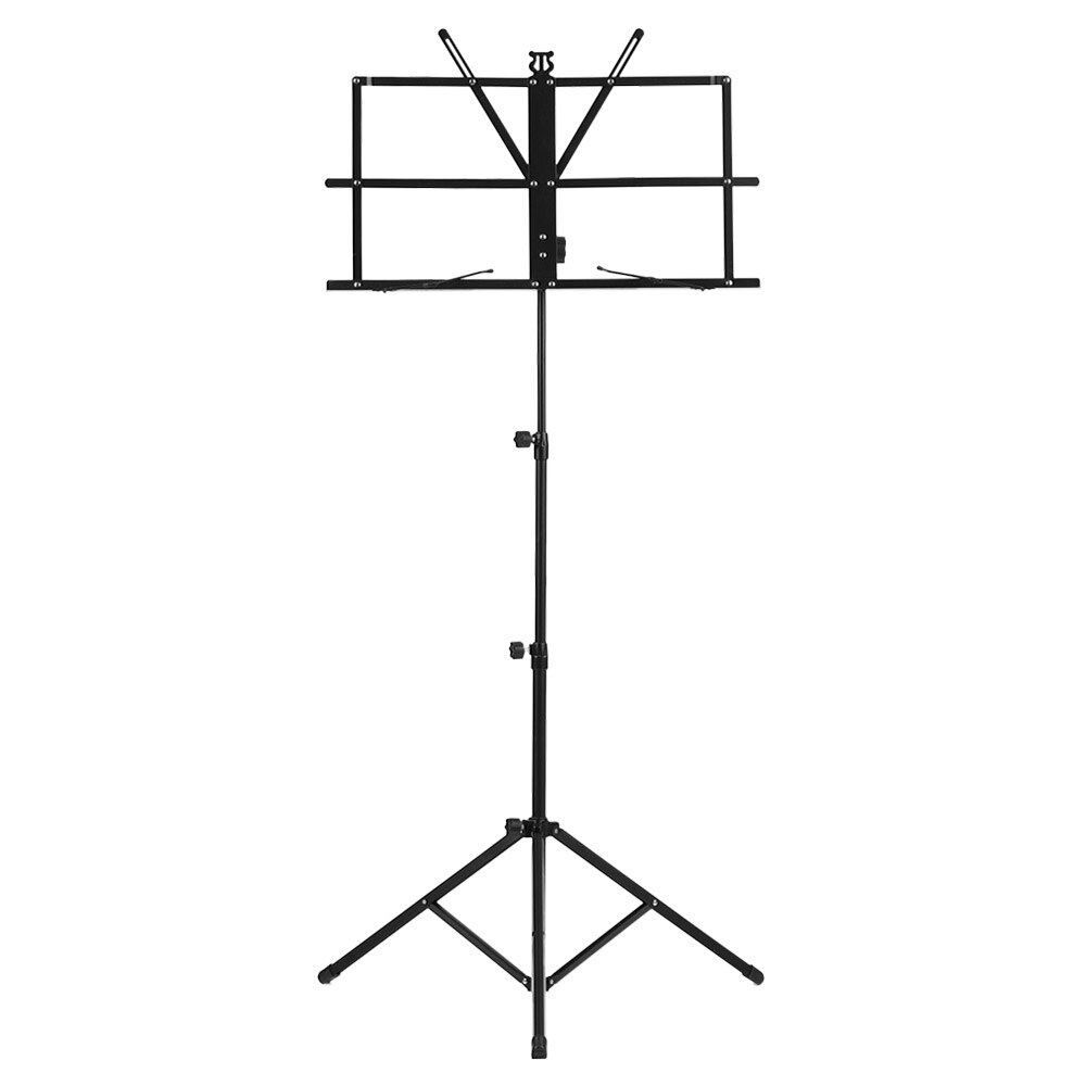 Feuille de musique pliable trépied A4 taille support de partition de musique avec 40 poches pour guitare basse ukulélé Piano violon: Type B