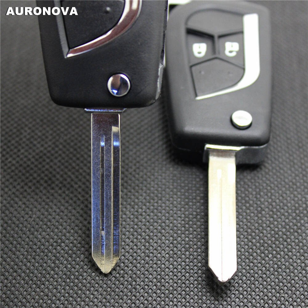 AURONOVA Upgrade Flip Folding Key Shell voor JAC Tojoy RS J3 J6 2 Knoppen Gewijzigd Afstandsbediening Autosleutel Geval