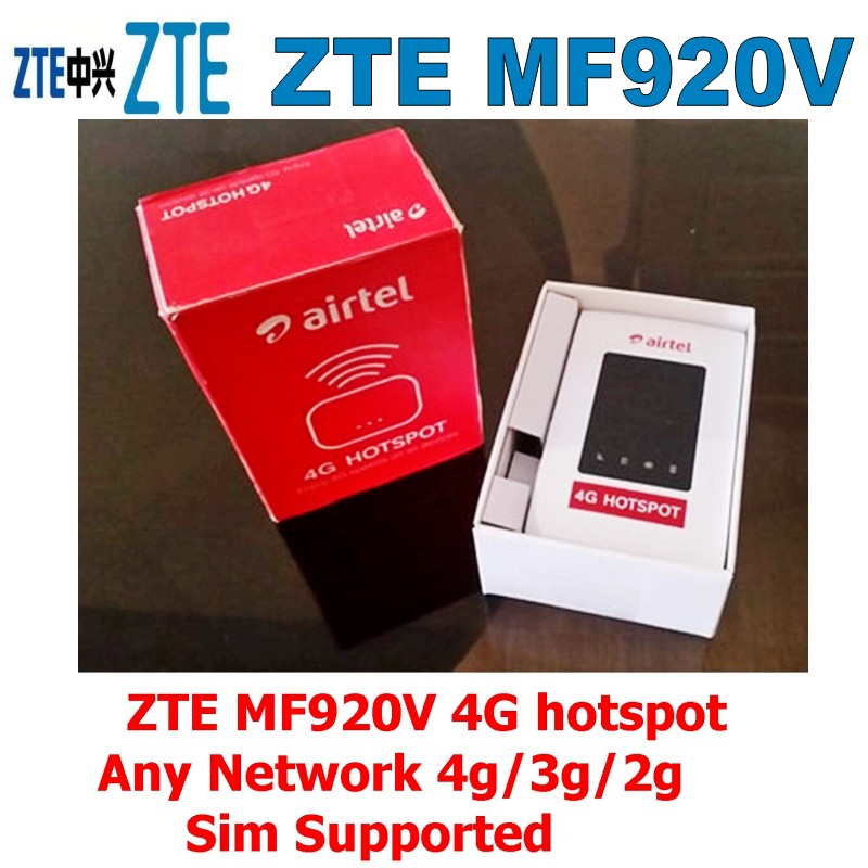 Unlocked ZTE MF920 MF920V 4G FDD/TDD-LTE Wifi Router Max Up 32 Devices LED
