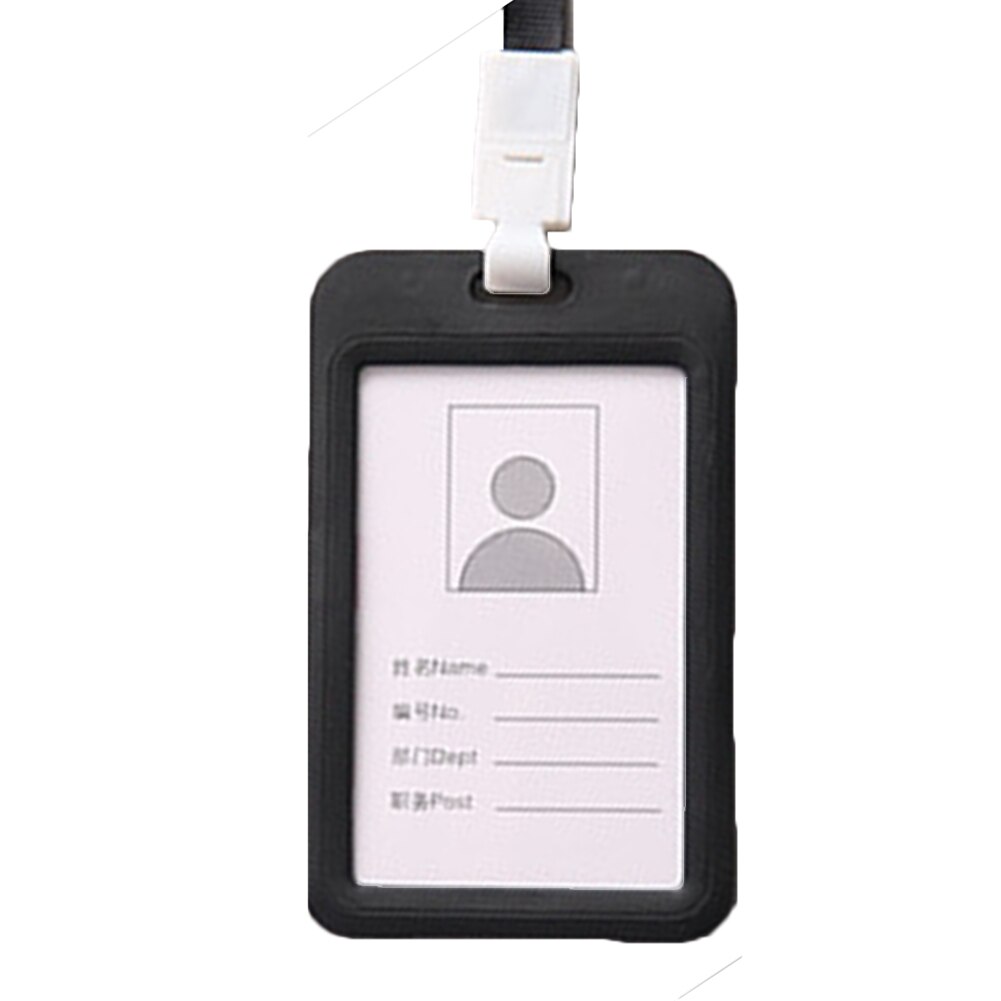 1PC In Lega di Alluminio del Supporto di Carta del Biglietto Da Visita ID Badge Holder Verticale In Metallo ID Business Case: B9