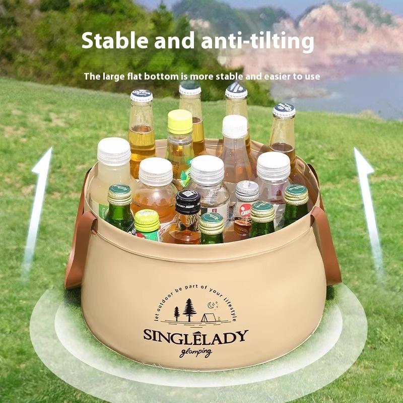 1PC 6.8/12L Car Folding Bucket Waterproof Foldable Sink Portable Travel Foldable Basin Camping Hiking Fishing Storage Bucket