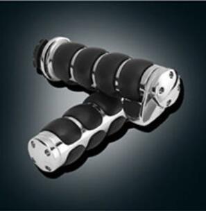 22 Mm Handvat Motorfiets Custom Chrome Aluminium Hand Grips Chopper Cruiser Stuur Grip: A04