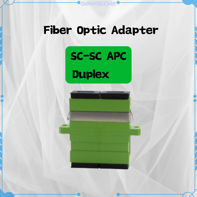 Fiber Optic Adapter SC/APC Optical Fiber Coupler Flange SC-SC Dual Port Duplex Simplex Multi Mode