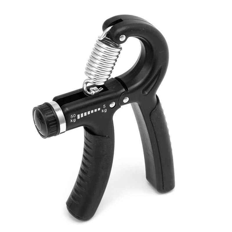 Adjustable Hand Grip Fitness Pinch Meter Portable Hand Expander Gripper Tool: Black