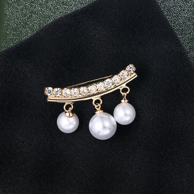 Rhinestone Broches Voor Vrouwen Parel Metalen Pinnen Sjaal Gesp Clip Kleding Accessoires Kerst Sieraden: G
