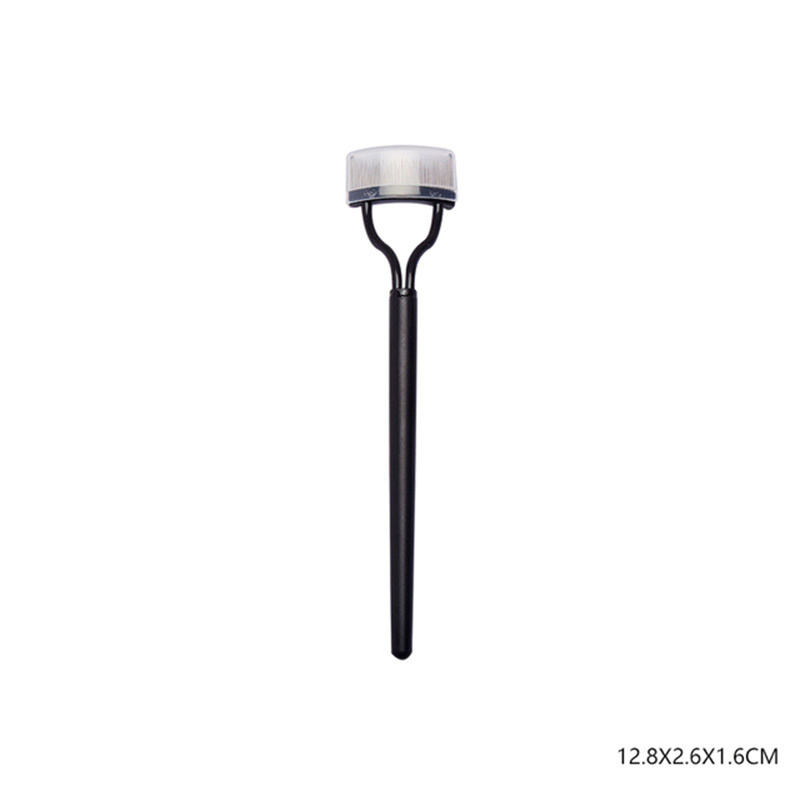 Eyelash Comb Eyelash Separator Tool Eyelash Brush Separator with Comb Cover Eyelash Comb for Eyelash Makeup Brush: black