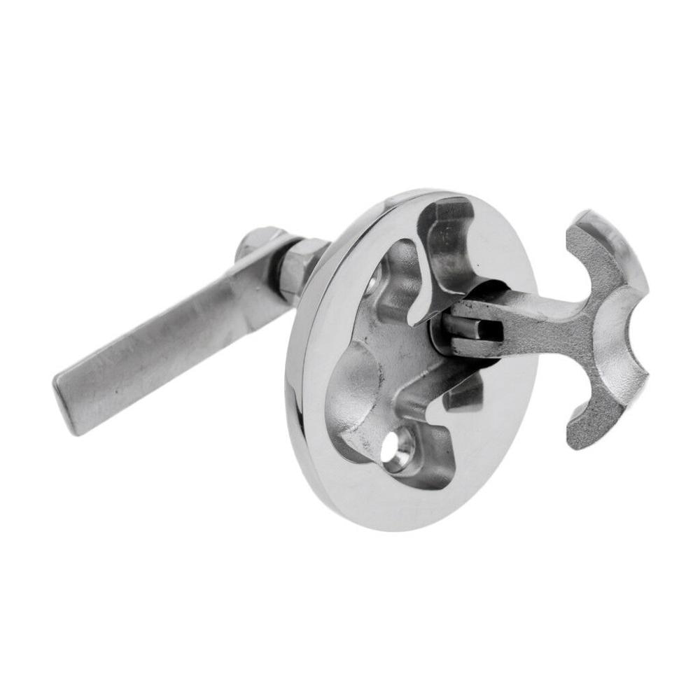 Stainless Steel Marine Boat Hatch Latches Turning Lock Lift Handle