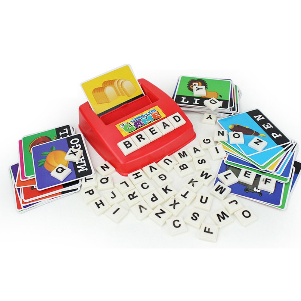Geletterdheidswiz leuk spel hoofdletters zichtwoorden 60 flitskaarten kleuterschool taalontwikkelingsspeelgoed voor kinderen cadeaus