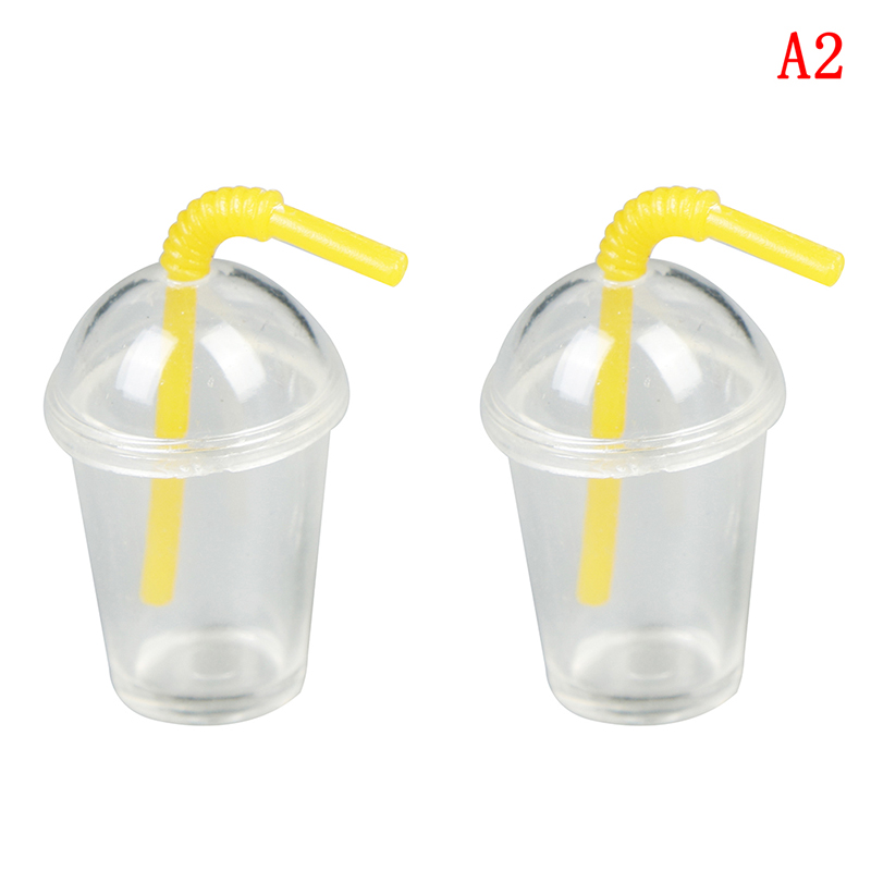 DIY Dollhouse Miniature A Bucket of Popcorn Toy Mini Cup with Dome Lid Popcorn Ice Cream Jewelry Accessory DIY Charms Cup