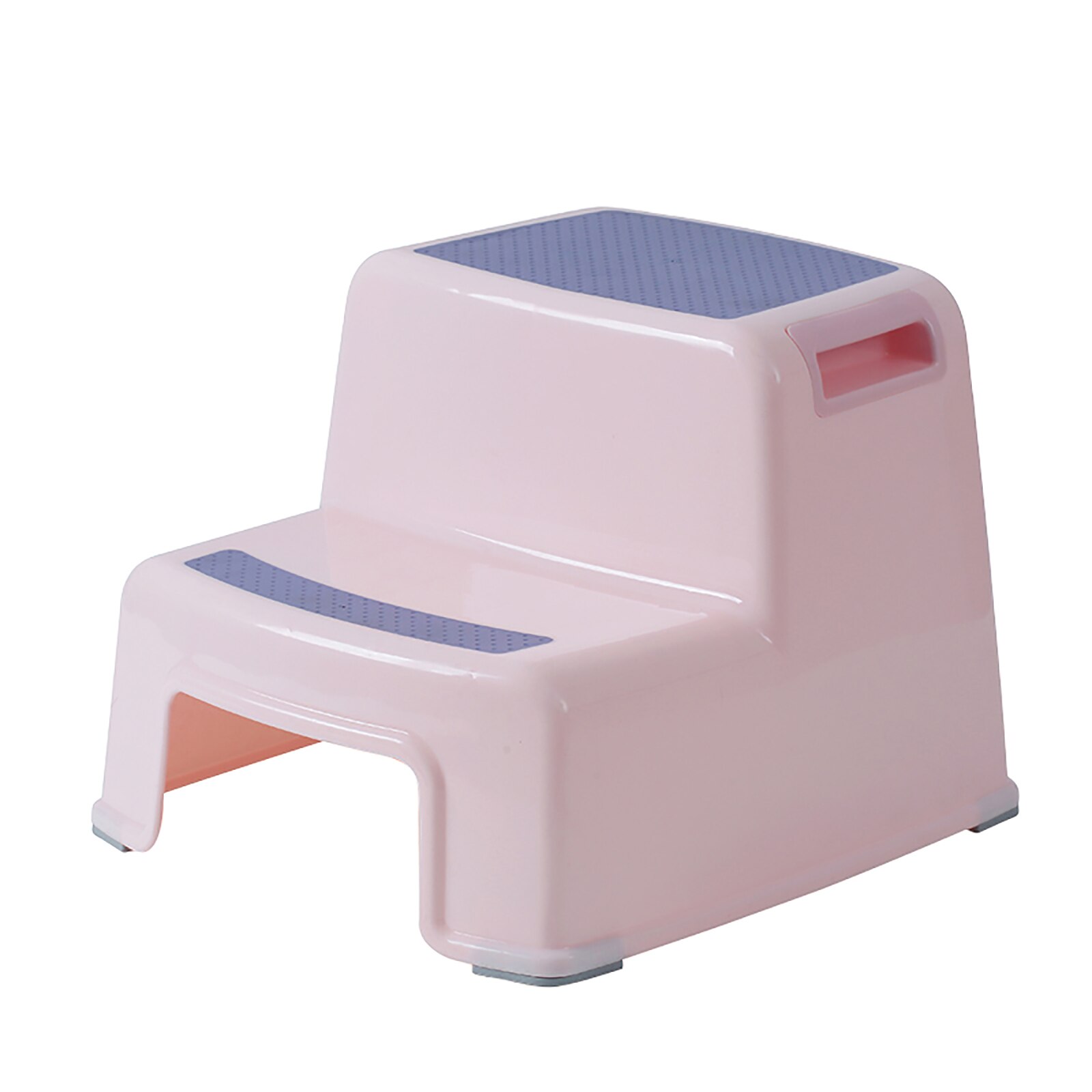 2 Step Stool for Kids Toddler Stool for Toilet Potty Training | Slip Resistant Soft Grip for Safety As Bathroom Potty Stool: B