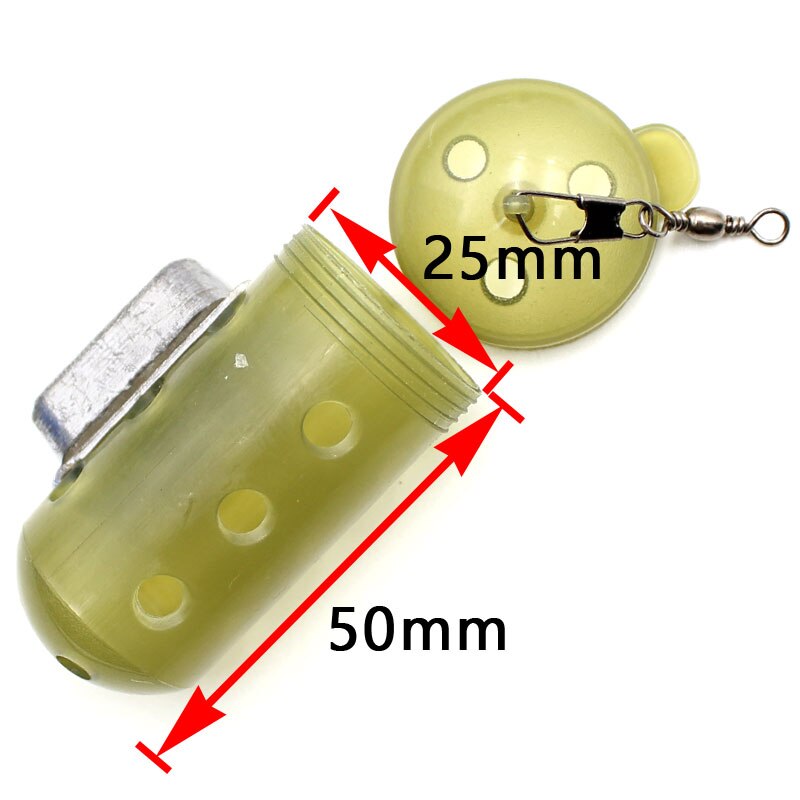 Karpervissen Aas Kooi Vissen Trap Mand Feeder Houder Karper Grof Made Feeder Kooi Voor Karpervissen Tool 20G/30G/40G/50G