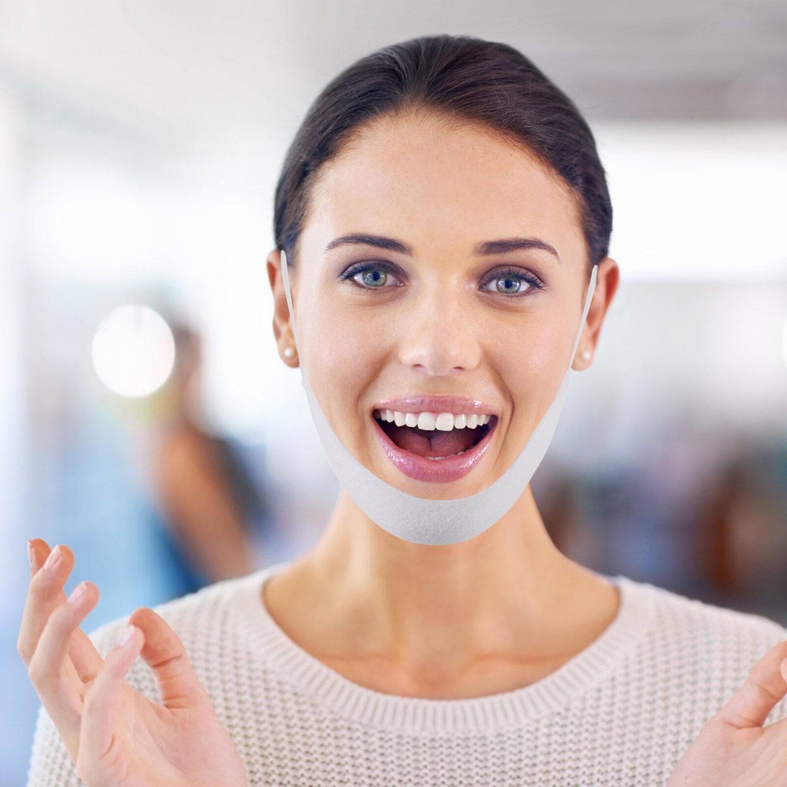 20pcs Face Lift Face Correction Face Lift Tight Face Lift Band Neck Tighten Mask