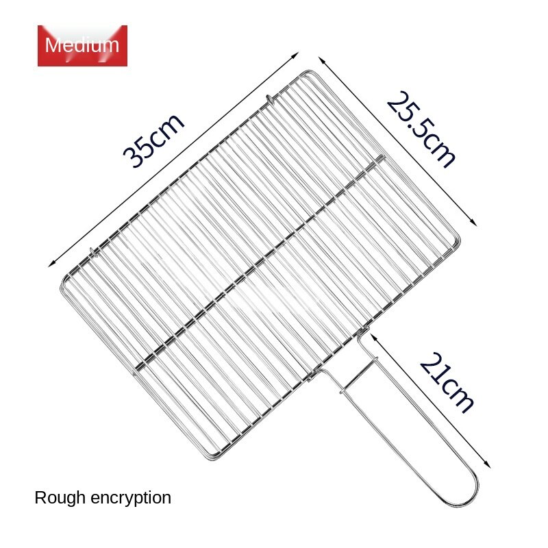 Grilled Fish Clip Stainless Steel Grilled Fish Rack Grilled Fish Mesh Clip Barbecue Wire Plywood round Barbecue Tools: Yellow