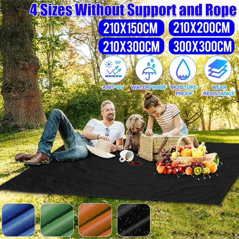 Tente de Camping en plein air parasol pluie soleil abri UV plage auvent auvent abri plage pique-nique tapis tapis tapis de sol tente soleil ombre voiles