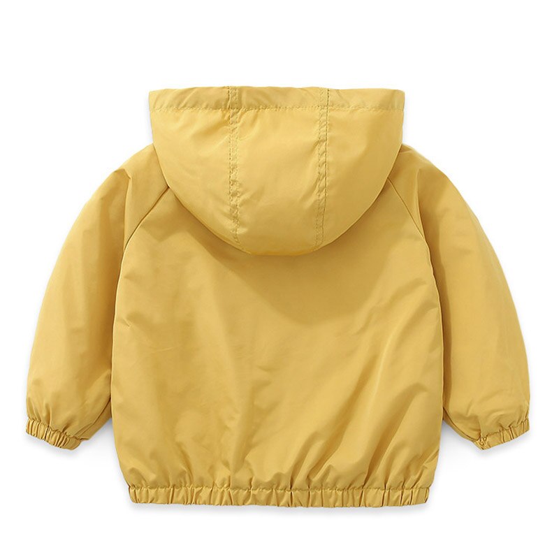 Kids Jas Hooded Kinderen Kleding Katoen Dinosaurus Korte Windjack Jongens Meisjes Jassen Lente Bovenkleding Geul Pak 2-8 Jaar