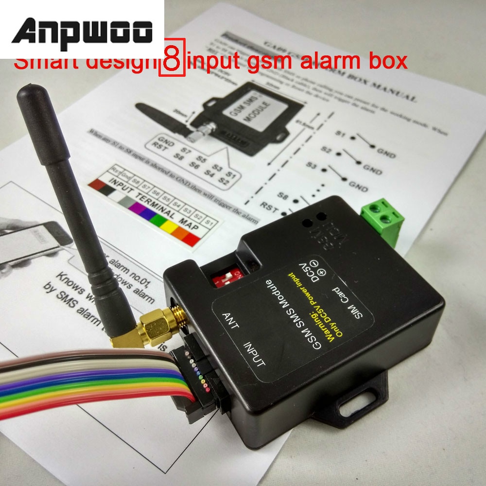 Anpwoo Smart Ontworpen Home Security Gsm Alarmsysteem Sms & Calling Draadloze Alarm