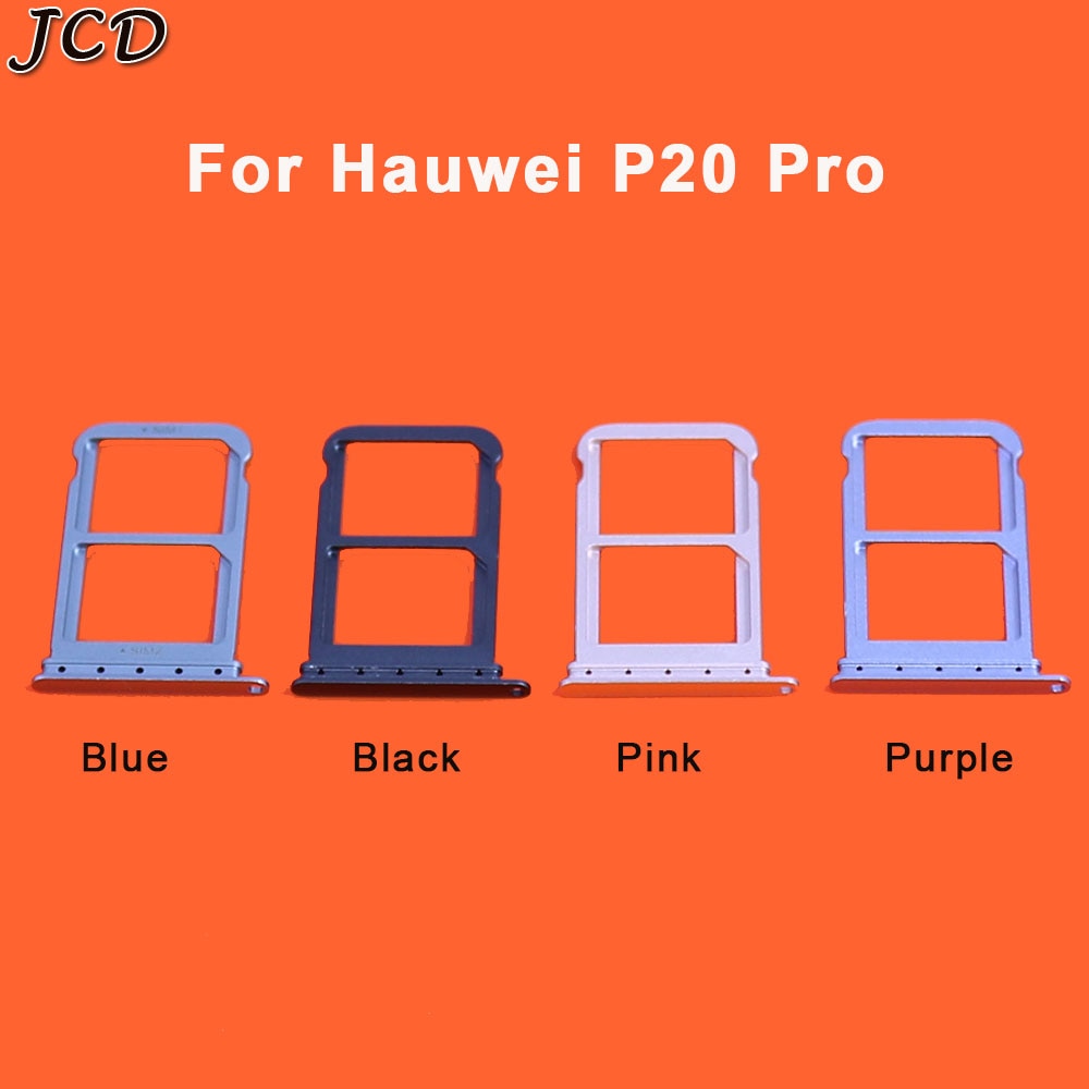 JCD Für Huawei P20 Profi/P20 SIM Karte Tablett Halfter Slot Adapter Sockel Dual SIM Ersatz Teile
