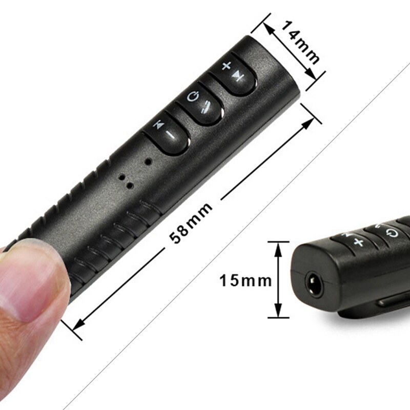 Universele Jack Bluetooth Car Kit Handsfree Kit Speaker Headset Auto Muziek O Ontvanger Adapter