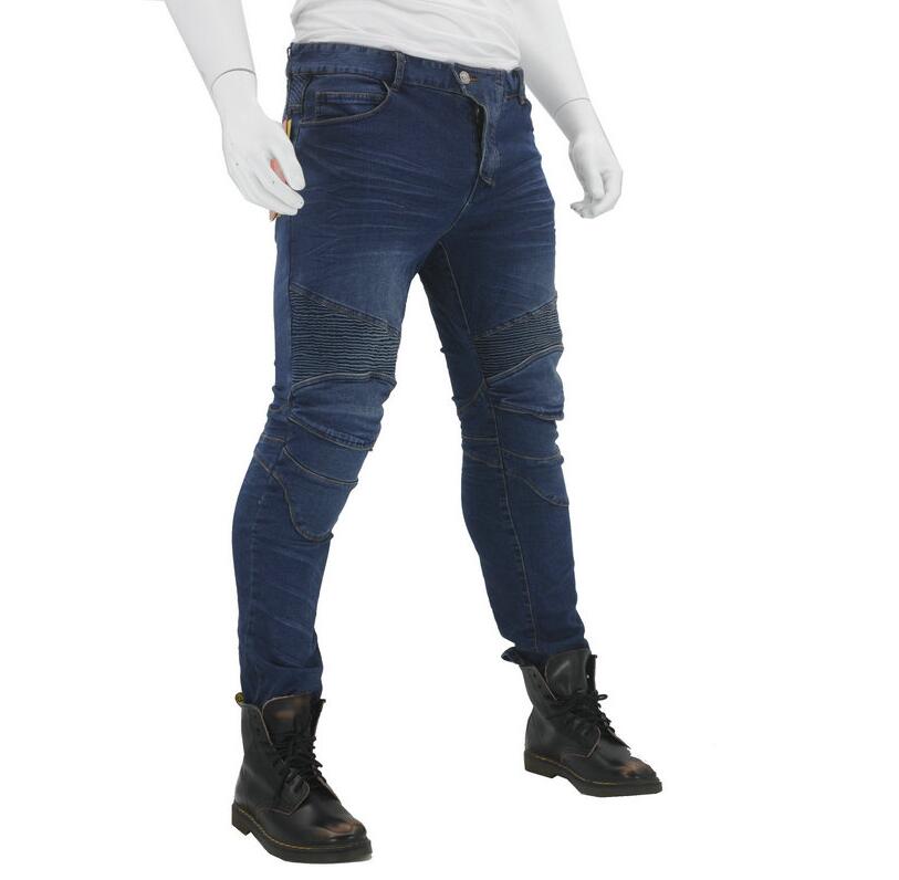 Offroad motorrijbroek oude koe klassieke rechte niet kominie jeans hockeybroek heren 4 pads bescherming