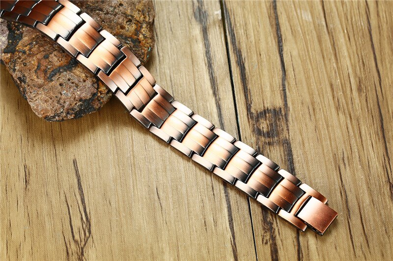 Modyle Kupfer Magnetische Armbänder für Frauen Größe Einstellbare Bronze- Farbe Arthritis Heilung Pulsera Weibliche Schmuck