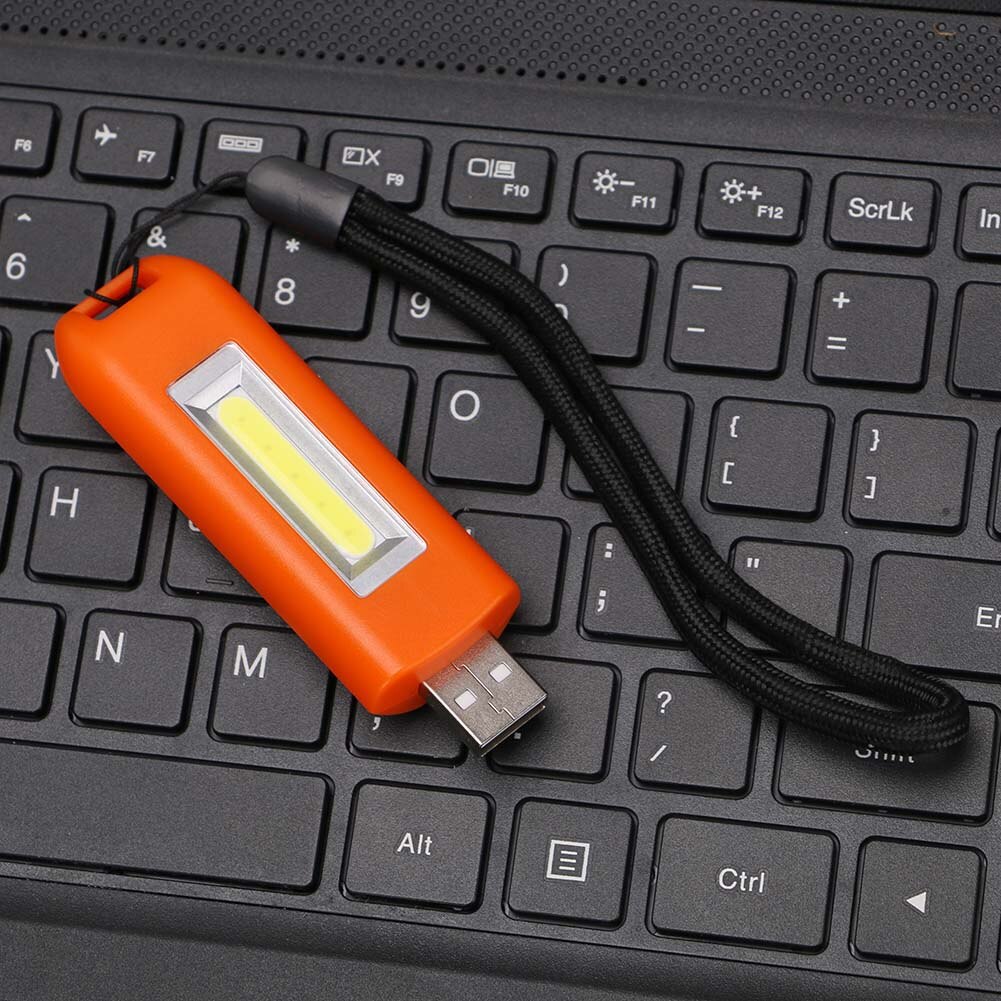 3 mode LED light keychain rechargeable mini emergency light Tent bulb portable flashlight-JA55