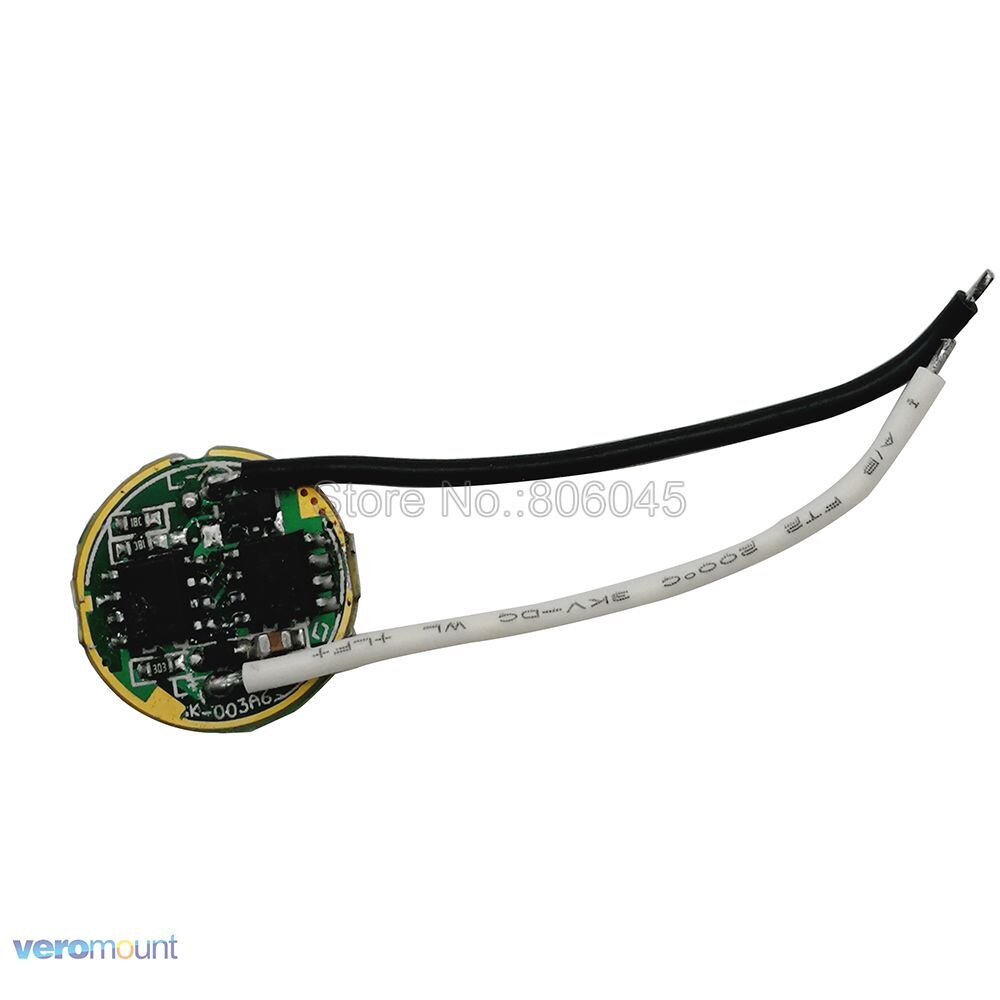 DC3.7V 5 Modes Dimmable LED Driver for Cree XM-L T5 XM-L T6 XML2 High Power LED Flashlight Torch I8650/26650