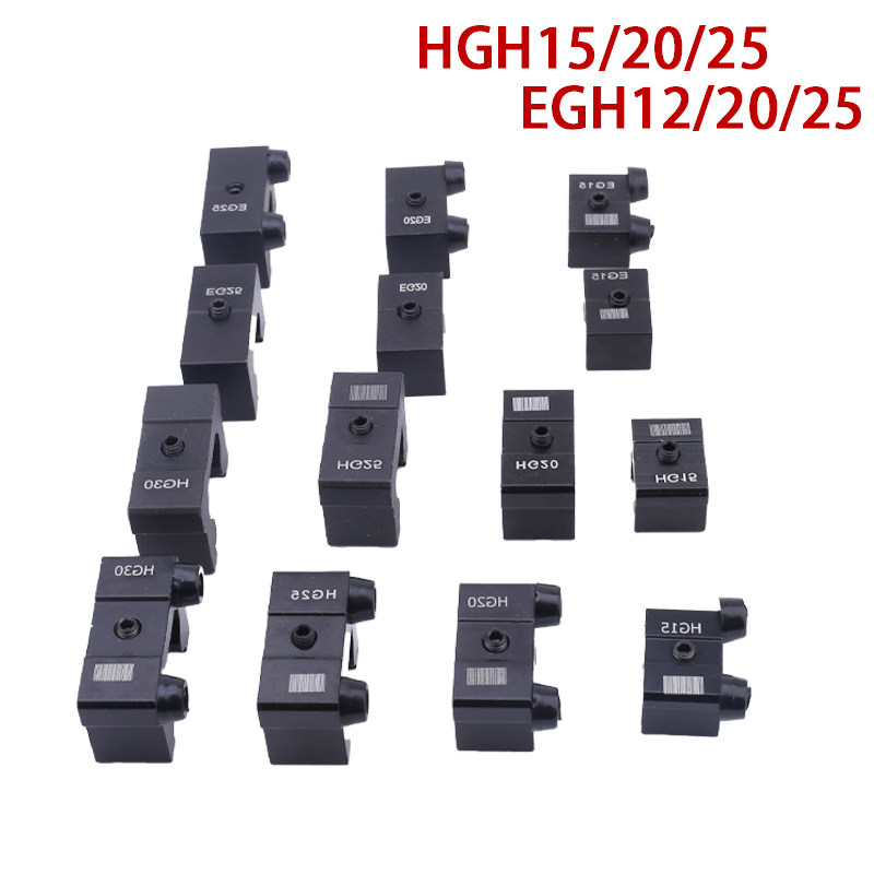 Bloque de límite deslizante de carril guía lineal HGH EGH15 20 carrera bloque fijo limitador amortiguador bloqueo lateral bloque anticolisión impresora 3D CNC