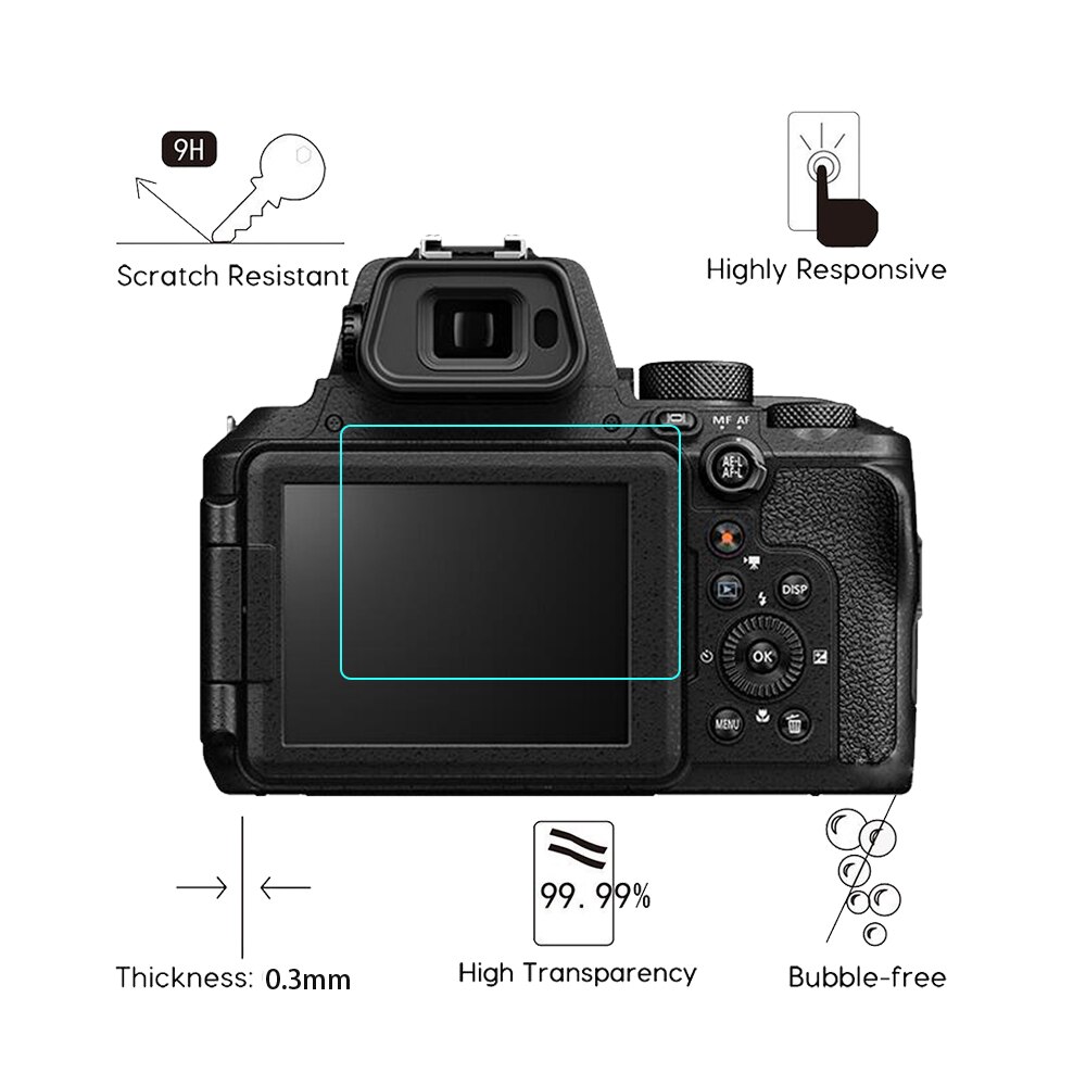 2 stk til nikon coolpix p950 digitalkamera lcd di... – Grandado