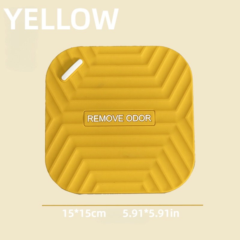 Siliconen Anti Geur Afvoerputje Deodorant Pad Wc Pad Badkamer Anti Geur Riool Deodorant Cover Water Stopper Badkamer Producten: YELLOW