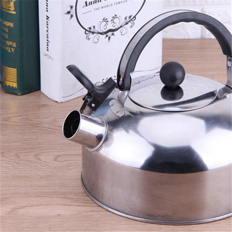 2/3/4L Rvs Fluitketel Vlakke Bodem Waterkoker Theepot Keukengerei Voor Gasfornuis Inductie Fornuis