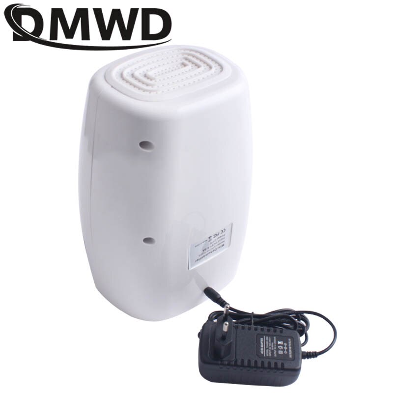 DMWD Mini deshumidificador de refrigeración eléctrica desecante secador de aire 110V 220V máquina de absorción de humedad 500ml dormitorio cocina absorbente