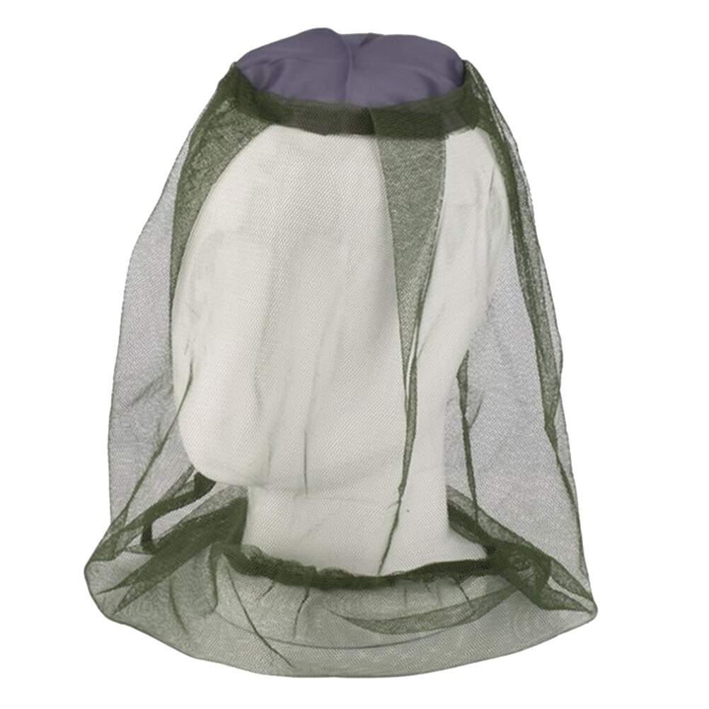 Máscara gorro sombrero con red de cabeza Anti Mosquito abeja protección facial para pesca al aire libre bosque selva insecto BugMesh