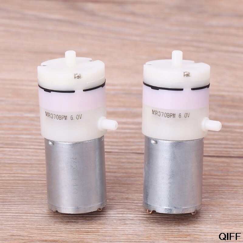 2x DC 3V-6V 5V 370 Motor Micro Mini Air Pump Vacuum For Aquarium Tank Oxygen July 29