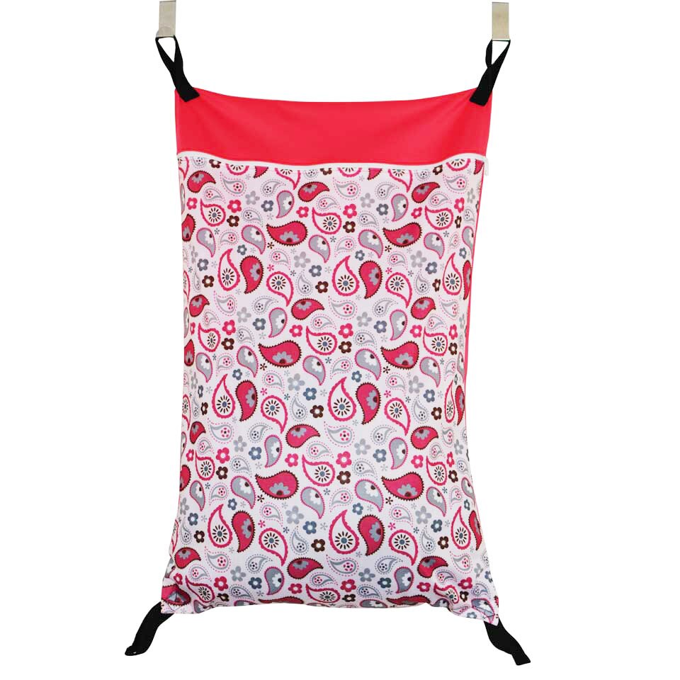 Cubo para pañales de tela húmeda/seca Extra colgante grande, bolsa para pañales reutilizables o lavandería: xs79-1
