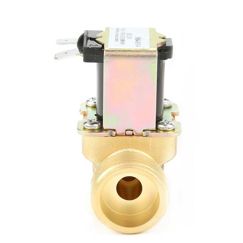 Brass DN20 G3/4 Normal Closed Pilot-operated Water Inlet Electric Solenoid Valve