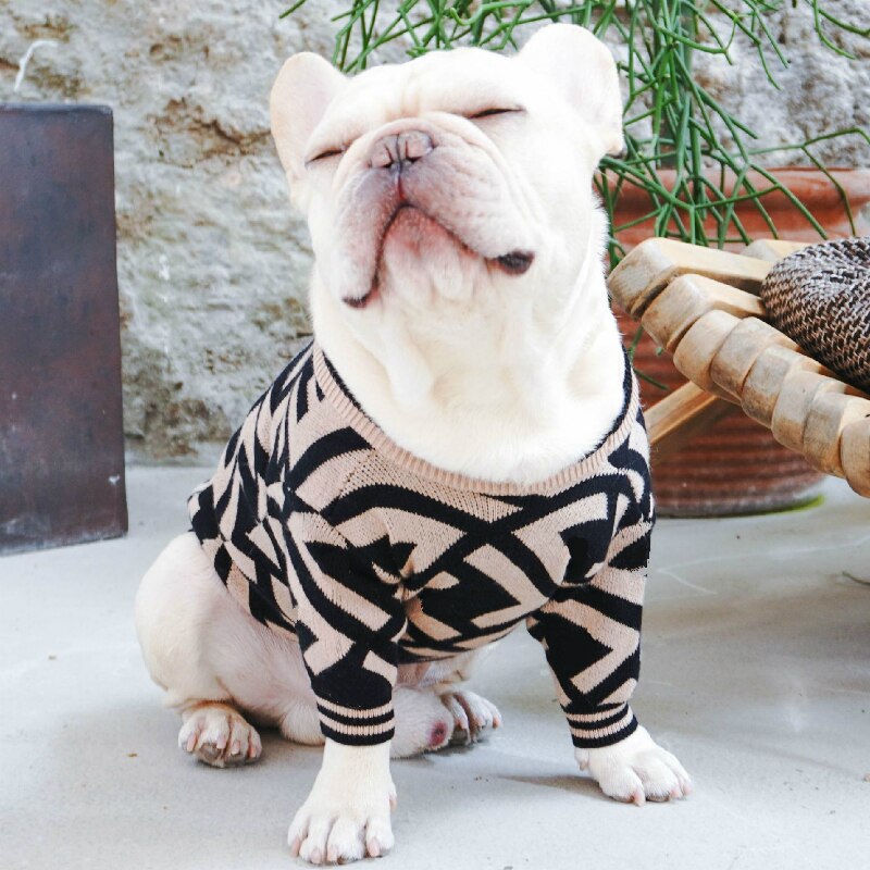 Koiran neuleet keskikokoisille koirille talvi lemmikkikoiran vaatteet koirille takki takki puuvilla ropa perro ranskanbulldogin vaatteet pentu puku
