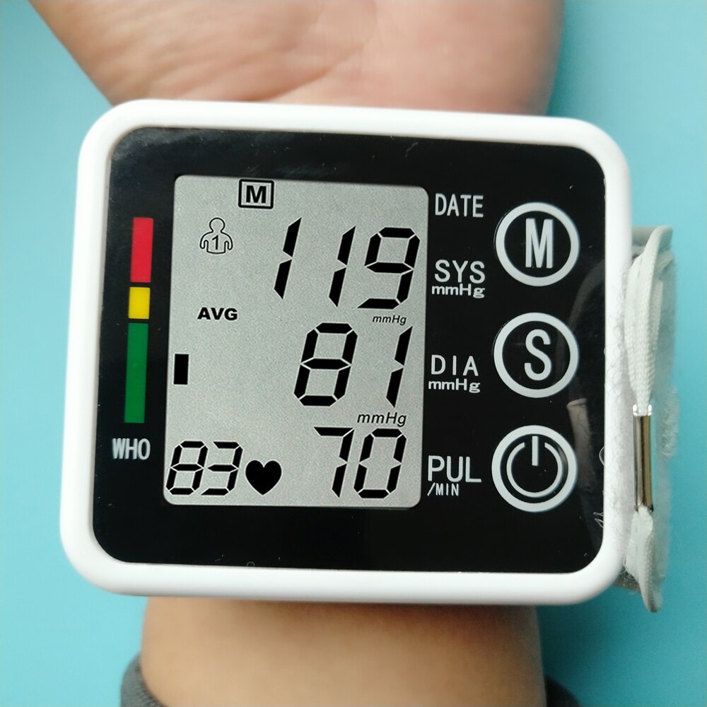 Pols Automatische Bloeddrukmeter Digitale Tonometer Om De Bloeddruk En Pulse