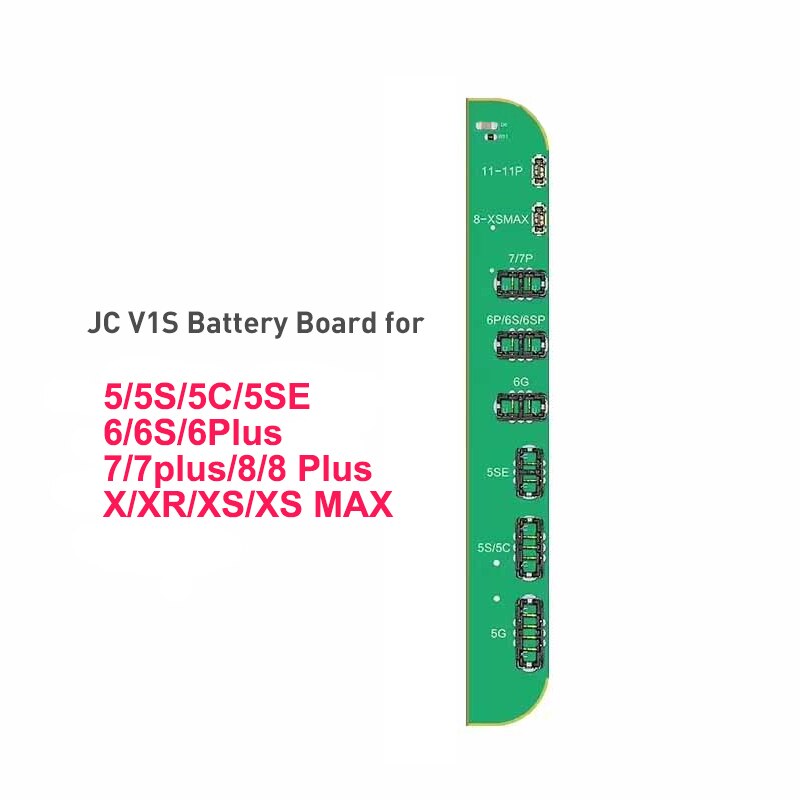 JC-programador de huella dactilar para IPHONE 7, 8, 8P, X, tono fotosensible, batería de choque táctil, matriz de puntos, X-11 PRO MAX: Battery board