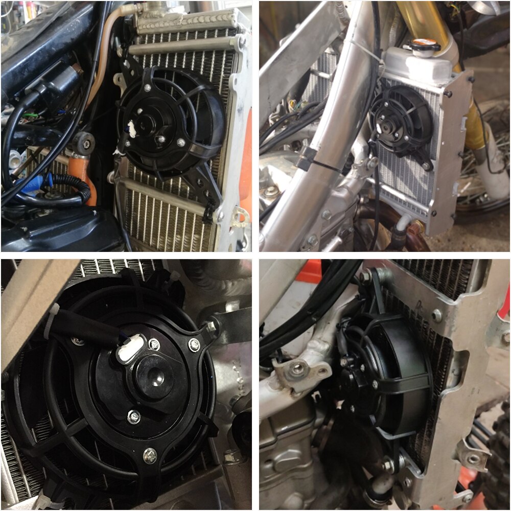 Motorcycle Cooling Fan Engine Radiator 200cc 250cc Oil Cooler for ATV Quad Go Kart Buggy Motocross Spare Parts