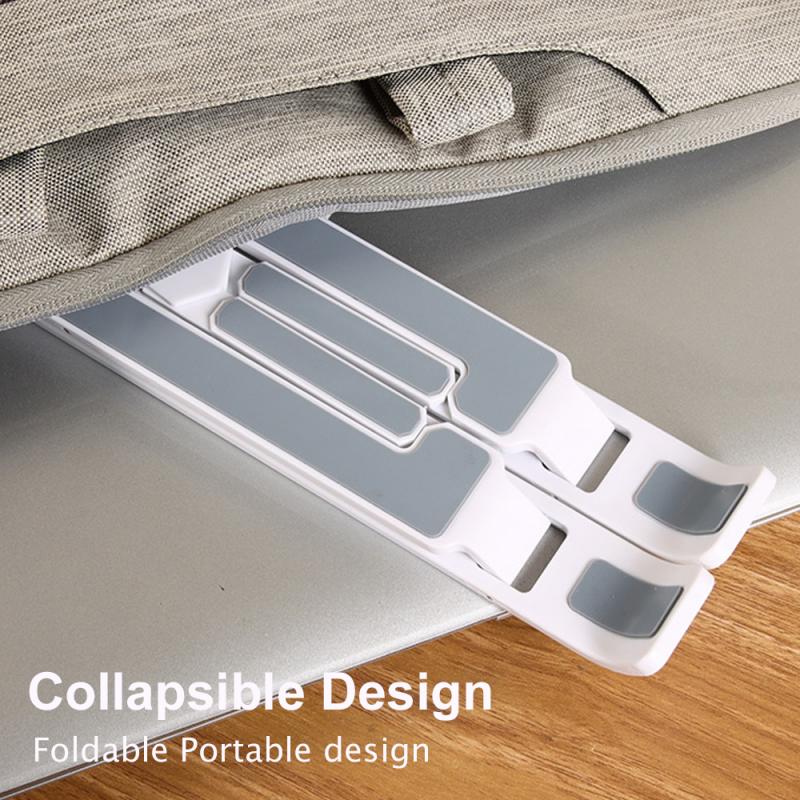 Portable Laptop Stand ABS Foldable Macbook Pro Support Adjustable Notebook Holder Tablet Base For PC Computer Accessories
