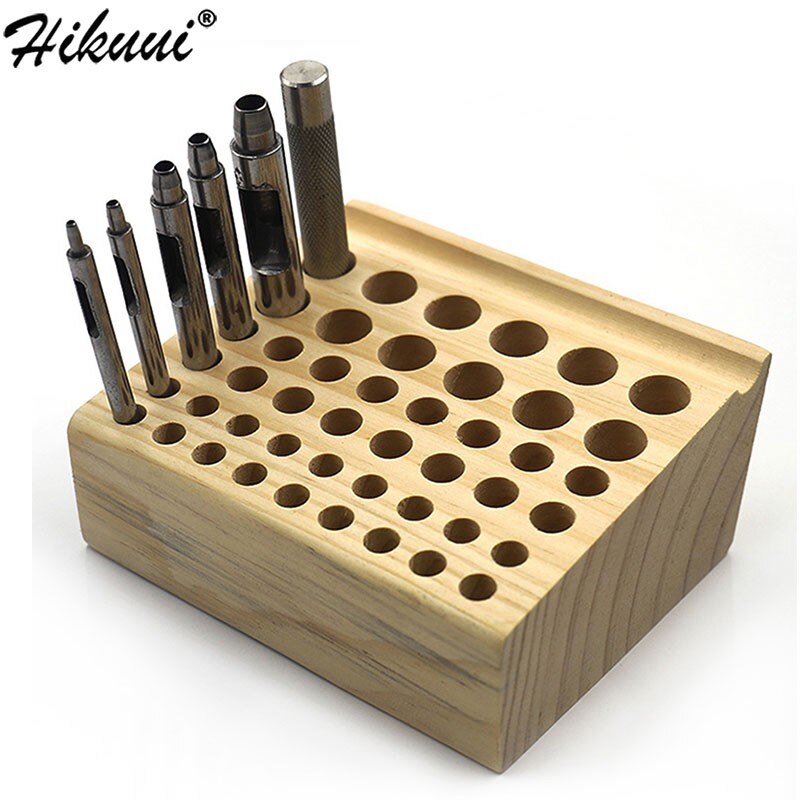 Leather Tool Storage Shelf Box Holder Organizer Leathercraft Rack Stand Wooden Leather Craft Rack Holder