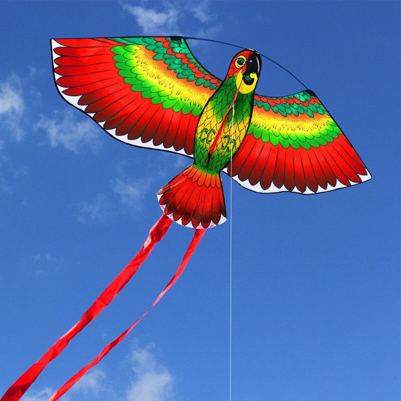 Parrot Kite Kinderen Dier Kite Enkele Lijn Kite Met Kite Lijn Kinderen Outdoor Sport Leuk Spel Kinderen Early Education